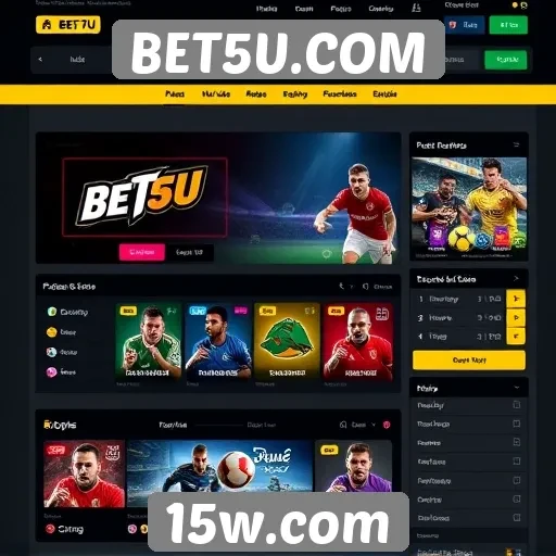 Avaliação da interface do usuário do site BET5U.COM